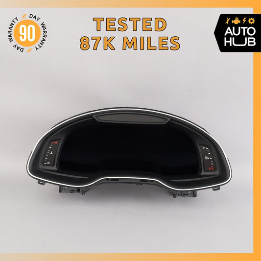 17-19 Audi 4M Q7 Instrument Gauge Cluster Speedometer 4M0920890C OEM 87k - photo 1
