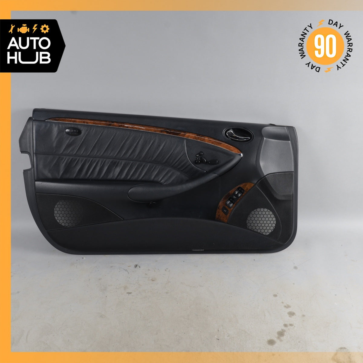 06-09 Mercedes W209 CLK350 CLK500 Door Panel Front Left Side Black OEM - photo 1
