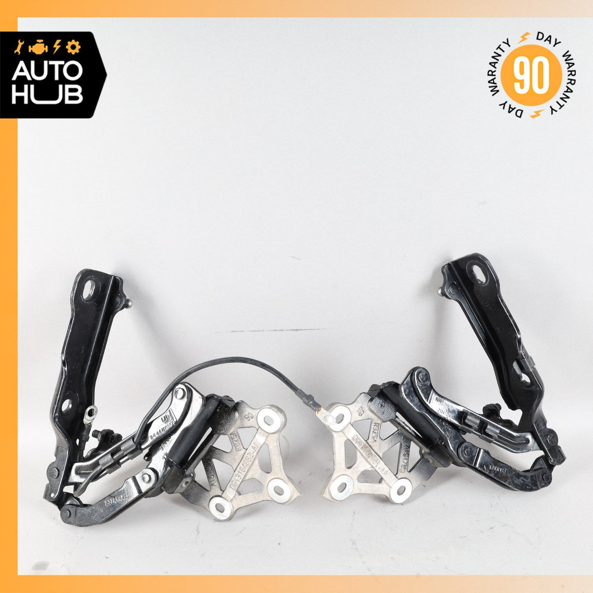 13-16 Aston Martin DB9 Hood Hinge Bracket Left & Right Set DG4316A681AA OEM 22k - photo 9