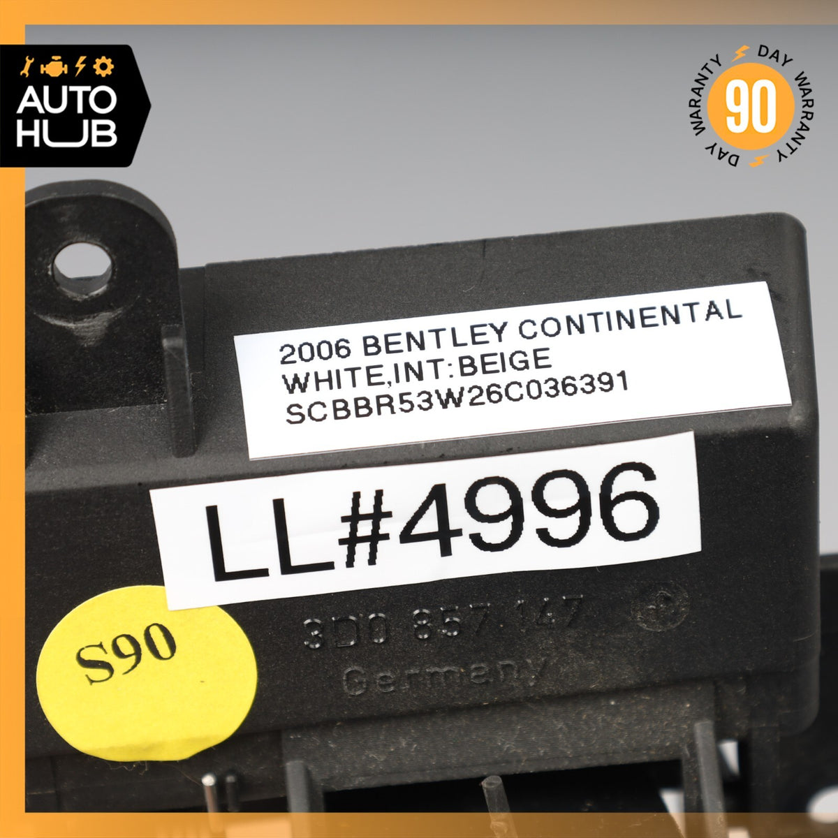 03-06 Bentley Continental Flying Spur GT Fuse Box Opening Handle 3D0857147 OEM - photo 15