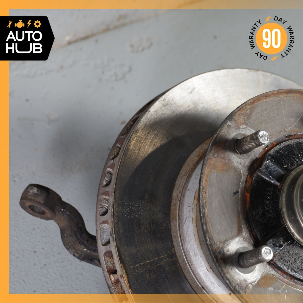 90-96 Bentley Brooklands Silver Spur Front Left Spindle Knuckle Hub w/ Disc OEM - photo 5