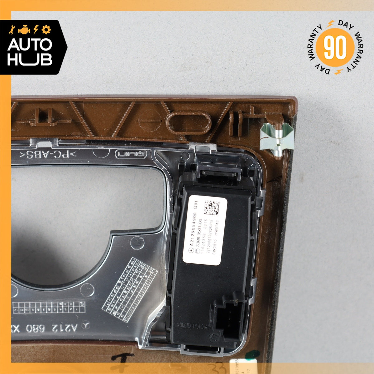 10-13 Mercedes W212 E400 E350 E550 Center Console Switch Trim Bezel Wood OEM - photo 11