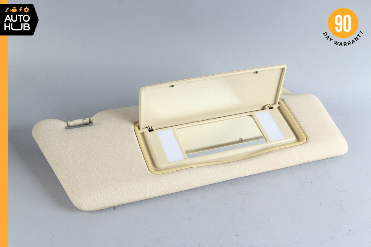 96-98 Mercedes W210 E300 E320 E430 Sunvisor Sun Visor Right Passenger Beige OEM - photo 5