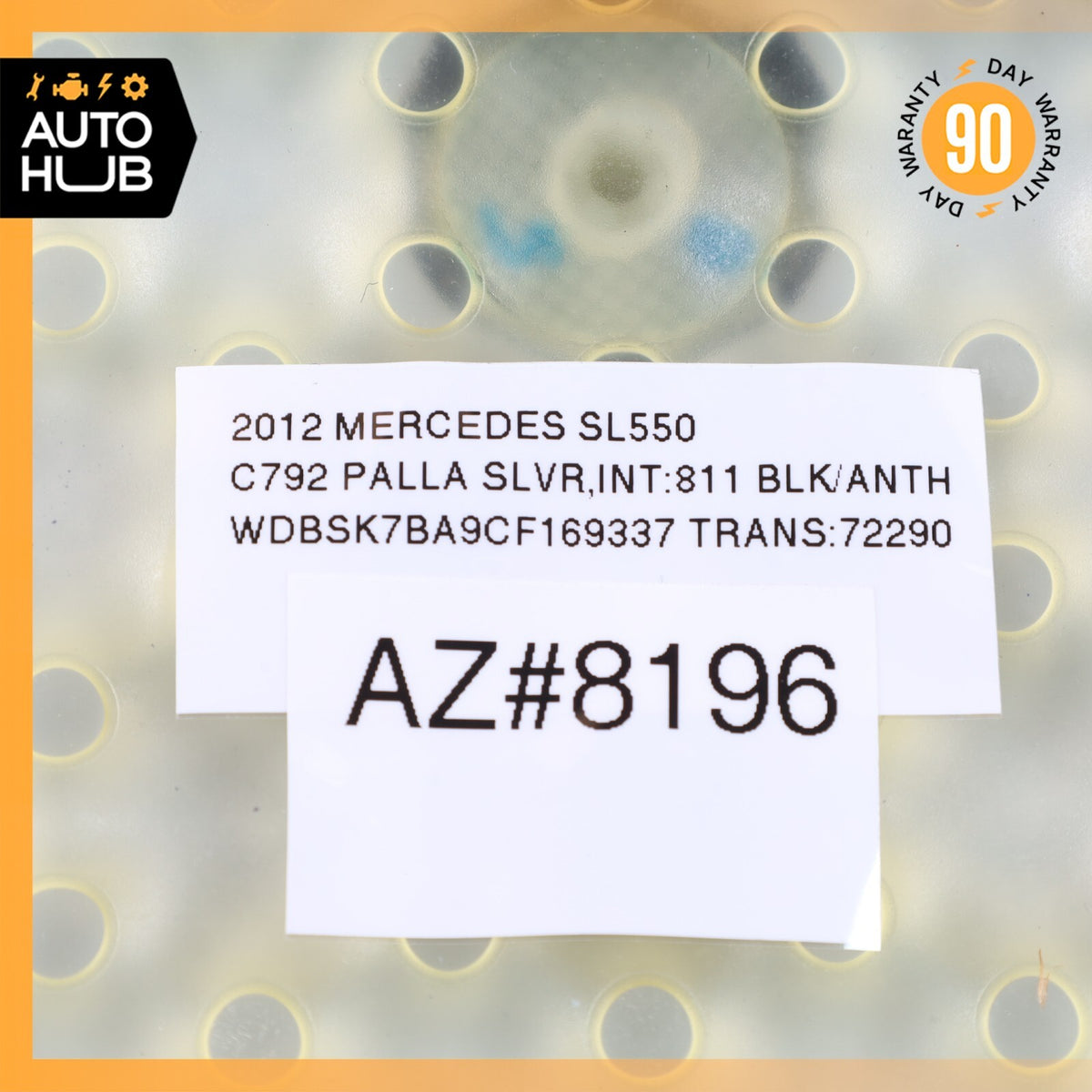 07-12 Mercedes R230 SL550 SL55 AMG Seat Occupancy Sensor Mat SRS 2308701110 OEM - photo 11