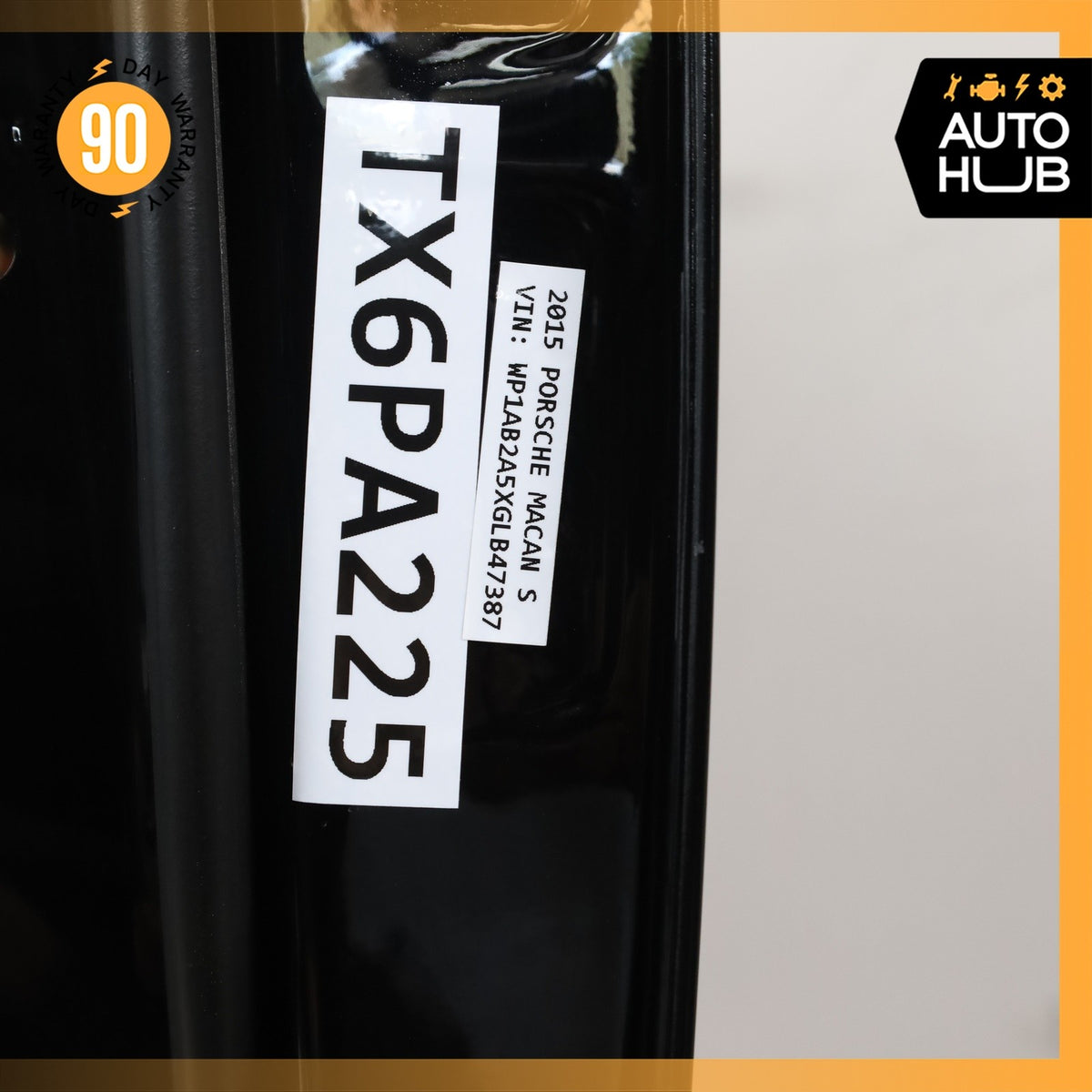 15-25 Porsche Macan 95B Front Right Passenger Side Door Shell Black OEM 74k - photo 22