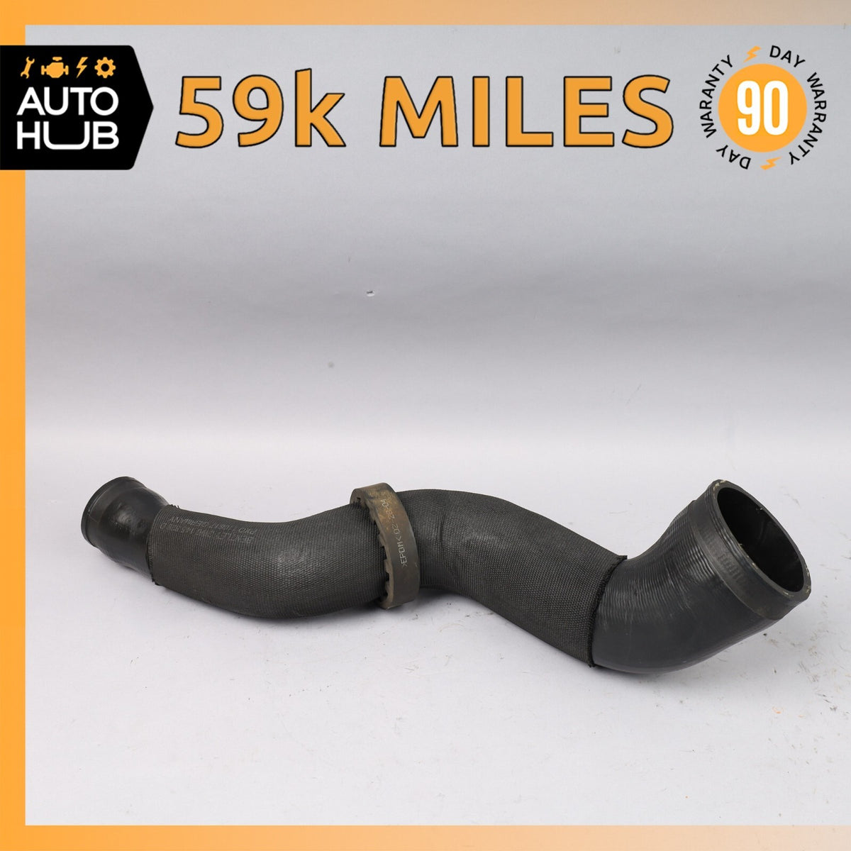 03-12 Bentley Continental GTC 6.0L W12 Left Side Intercooler Hose Pipe OEM 59k - photo 1