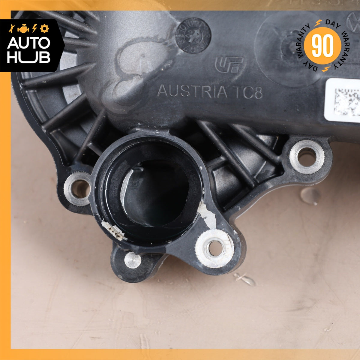 Audi D4 A8 RS5 4.2L V8 Engine Water Pump Thermostat Housing OEM - photo 13