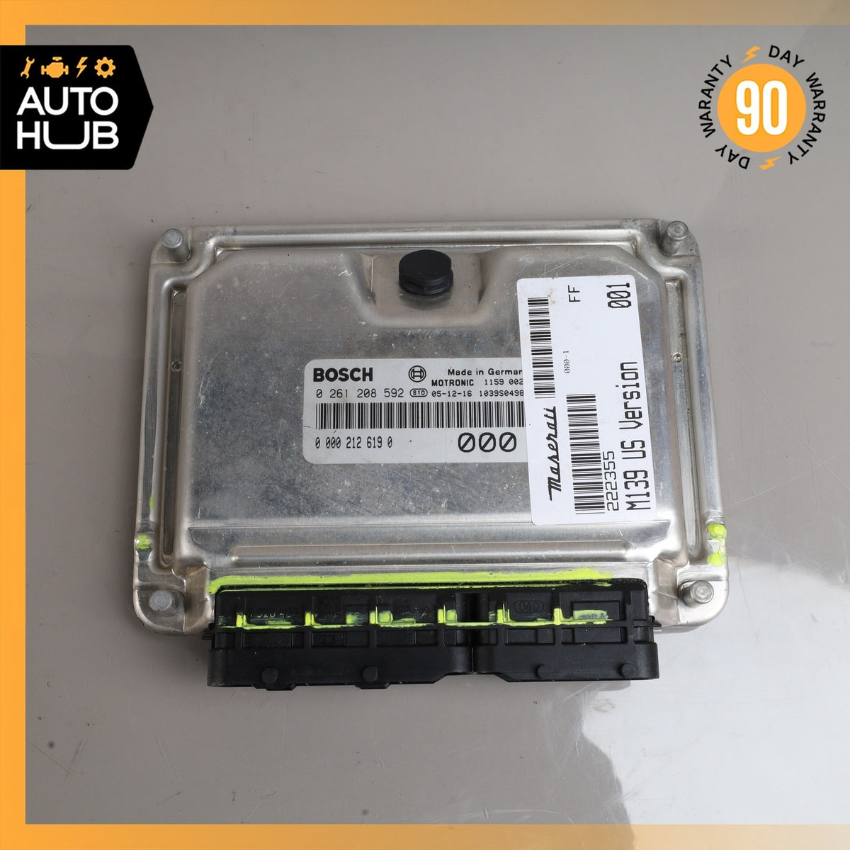 05-07 Maserati Quattroporte M139 F1 Ignition Control Module ECU OEM 84k - photo 2