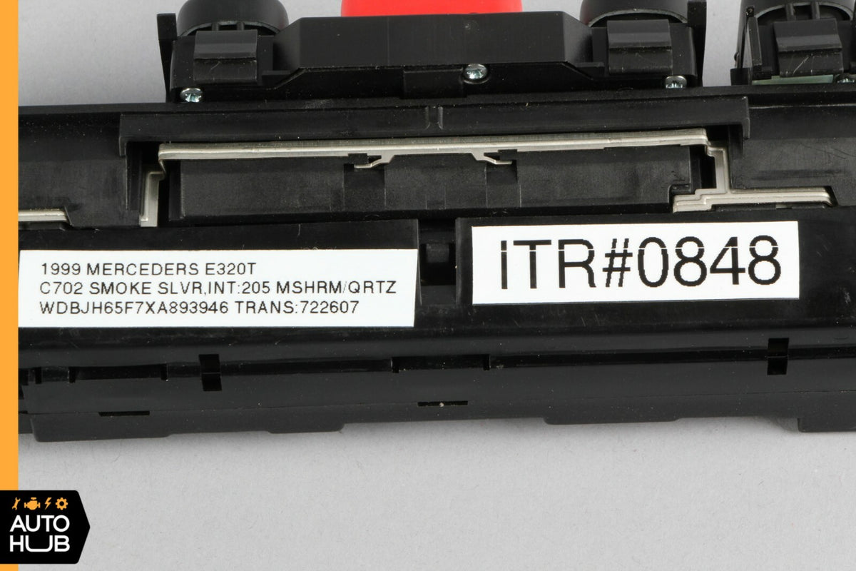 98-02 Mercedes W208 CLK320 E430 Hazard Door Lock Switch Control Panel OEM - photo 10