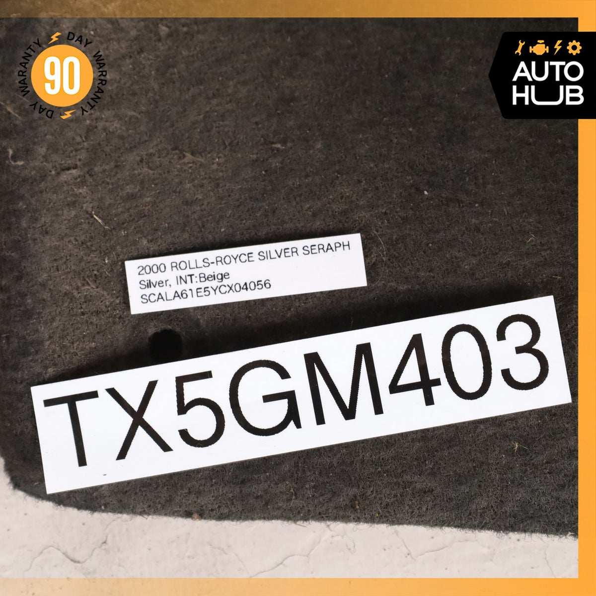 00-09 Rolls Royce Seraph / Arnage Rear Left Wheel Liner Splash Shield OEM - photo 9