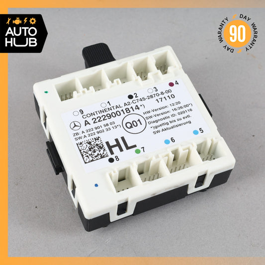 16-19 Mercedes W205 C350e C300 Rear Left Driver Side Door Control Module OEM - photo 1