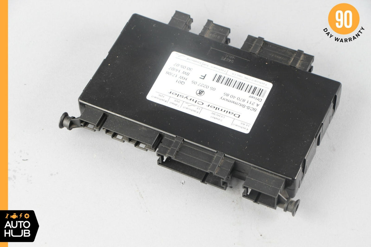 06-11 Mercedes W219 CLS550 ML550 Front Left Seat Adjustment Control Module OEM - photo 2