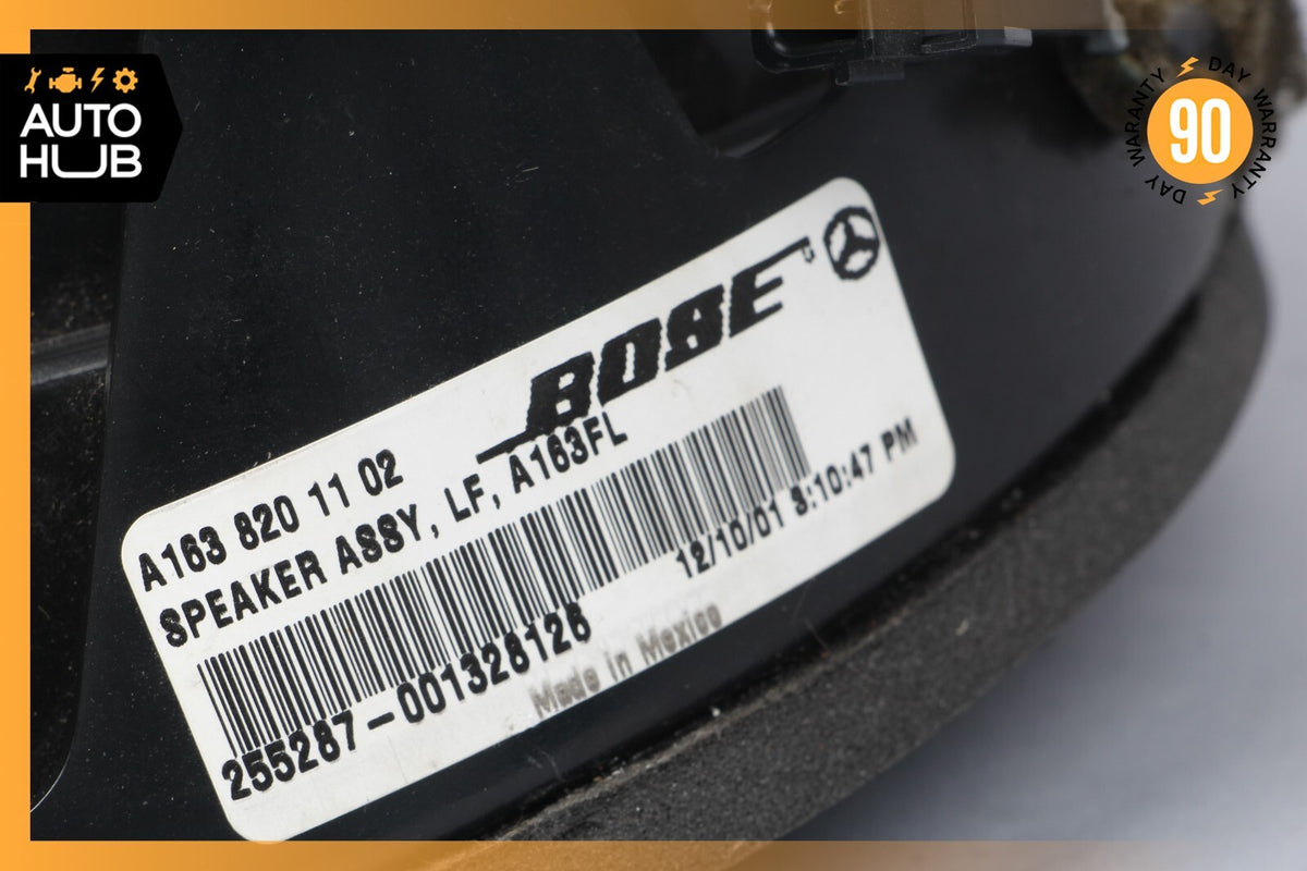 02-05 Mercedes W163 ML500 ML320 Front Left Door Sound Speaker 1638201102 OEM - photo 11