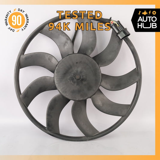 11-18 Porsche Cayenne 958 Engine Cooling Radiator Fan Motor w/ Blade OEM - photo 1