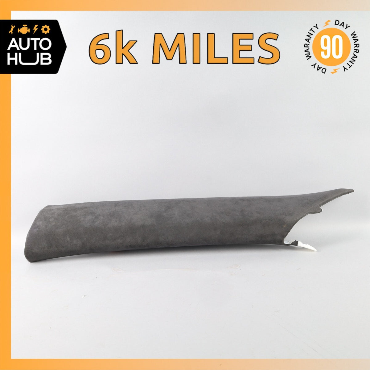 17-22 Porsche Panamera 971 4S Front Left Side A Pillar Trim Panel Suede OEM 6k - photo 1