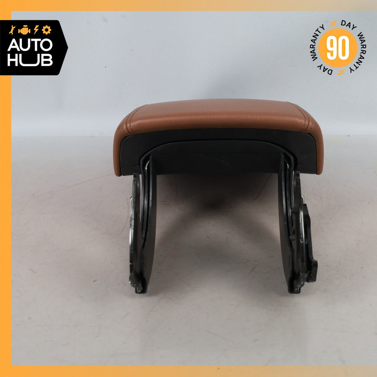09-17 Audi 8R Q5 Front Center Console Armrest Arm Rest Brown OEM - photo 6