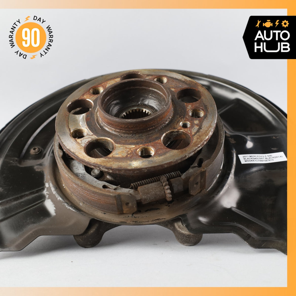 08-17 Mercedes W207 E550 C300 Rear Left Driver Side Spindle Knuckle Hub OEM - photo 6
