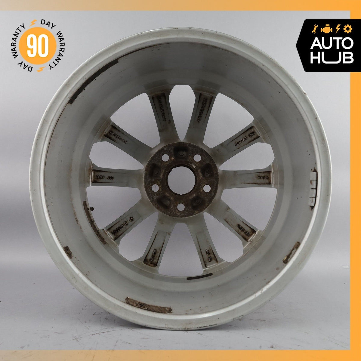 Audi 8R Q5 8 x 18 18" Factory Wheel Rim Silver 8R0601025BM OEM - photo 8