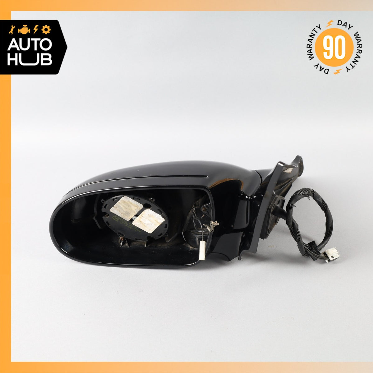 04-08 Mercedes R230 SL550 SL500 SL55 Left Side Rear View Door Mirror Black OEM - photo 2