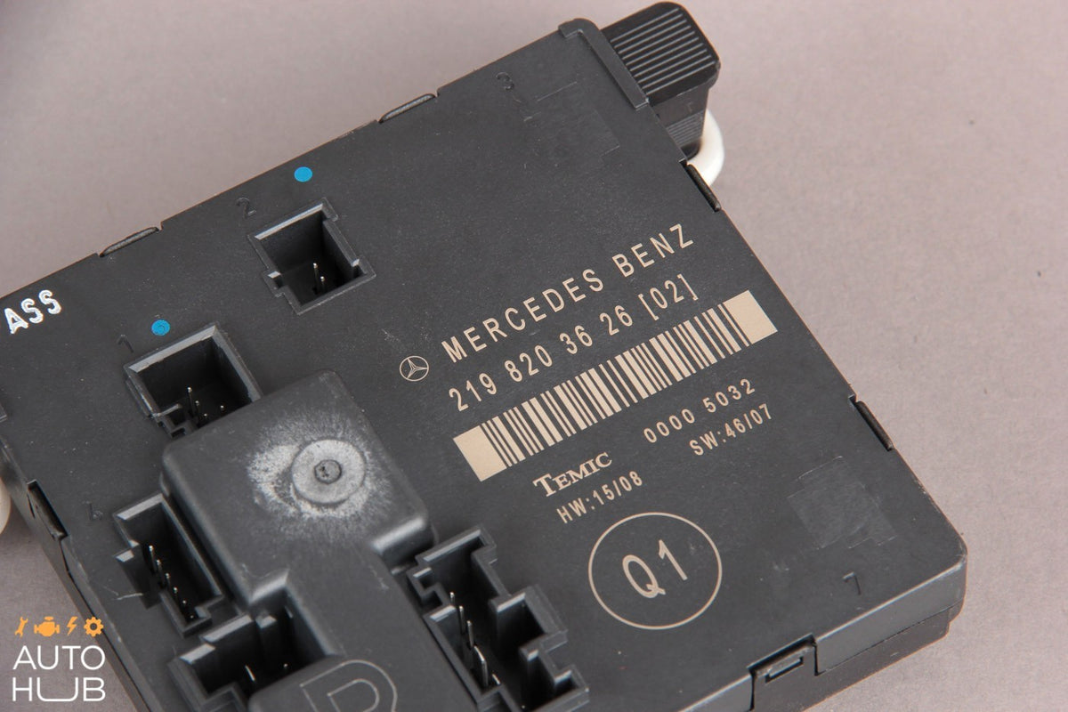 06-11 Mercedes W219 CLS500 CLS550 Rear Right Door Control Module 2198203626 OEM - photo 2
