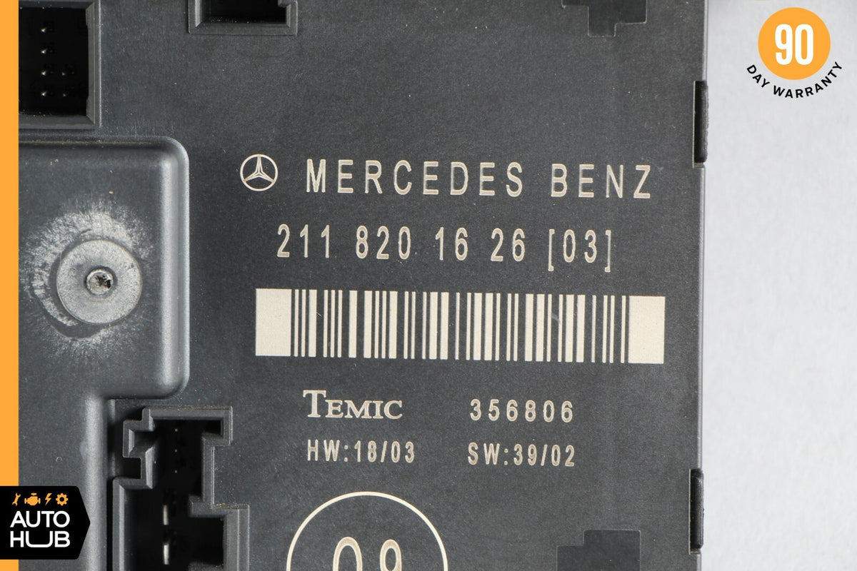 03-06 Mercedes W211 E320 E350 E55 Rear Right Door Control Module 2118201626 OEM - photo 5