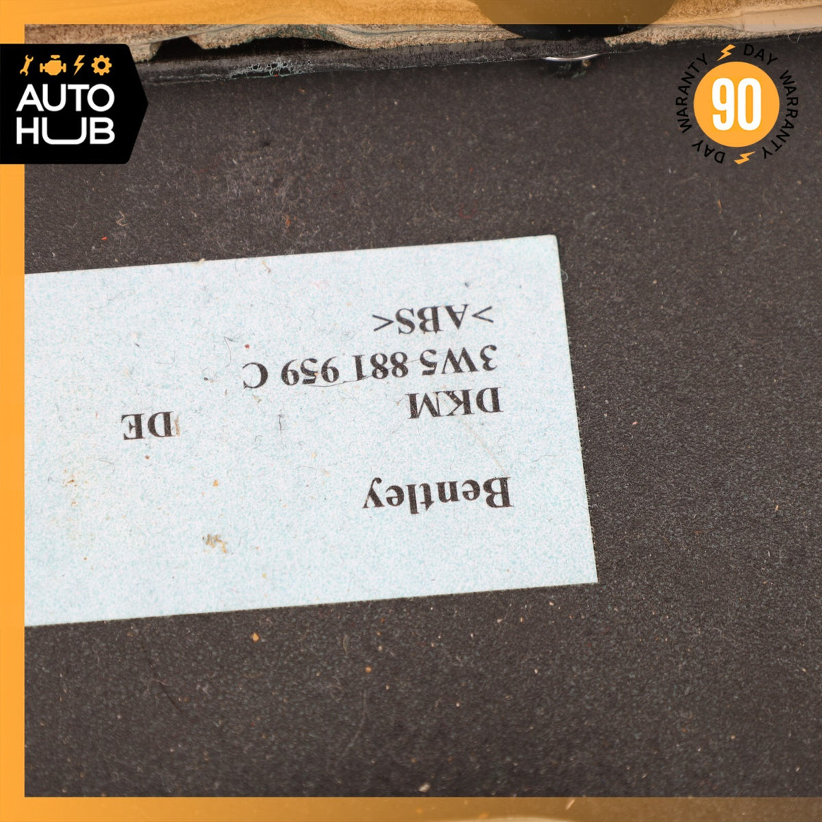 06-13 Bentley Continental Flying Spur Front Left Side Seat Back Panel OEM - photo 14