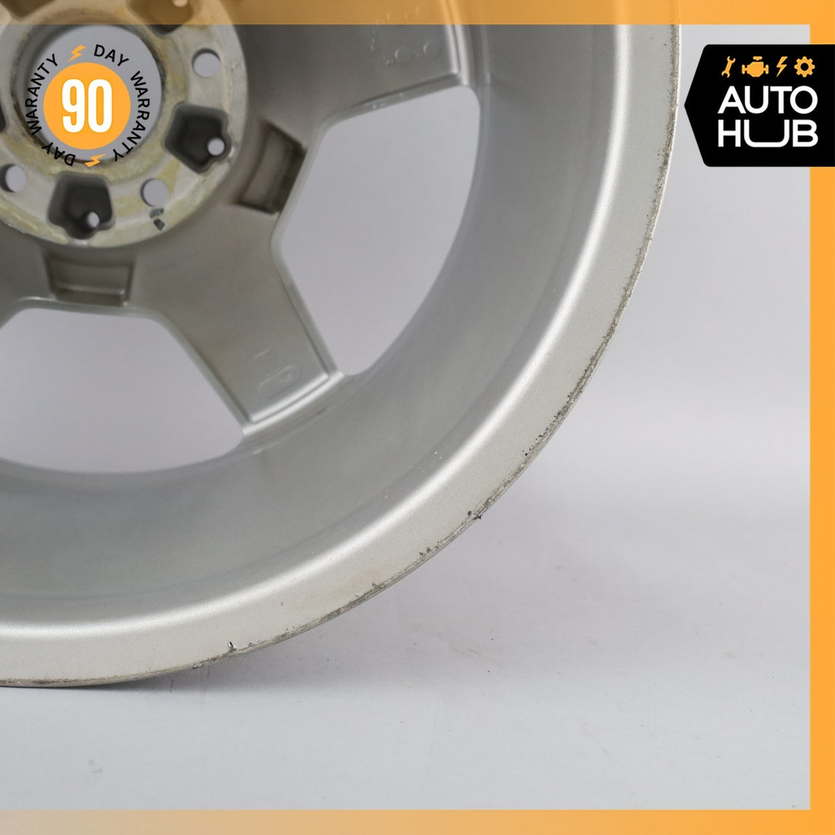 Mercedes W209 CLK55 AMG SLK350 8.5 x 17 17" Rear Wheel Rim Silver 1714011502 OEM - photo 13