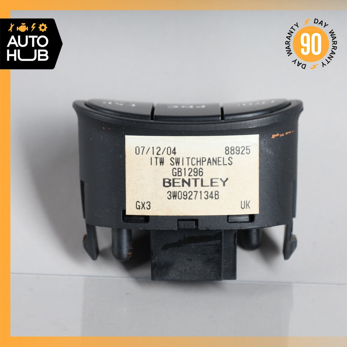 03-12 Bentley Continental GT GTC Flying Spur ESP PDC Button Switch Control OEM - photo 5