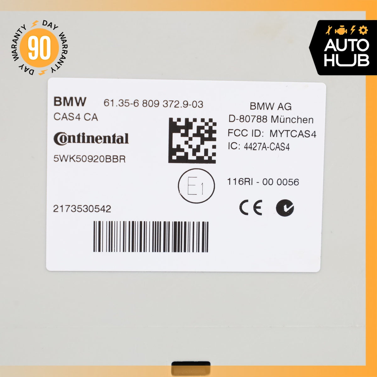 11-18 BMW F26 X4 M40i X3 Anti Theft Locking Control Module Unit Computer CAS OEM - photo 9