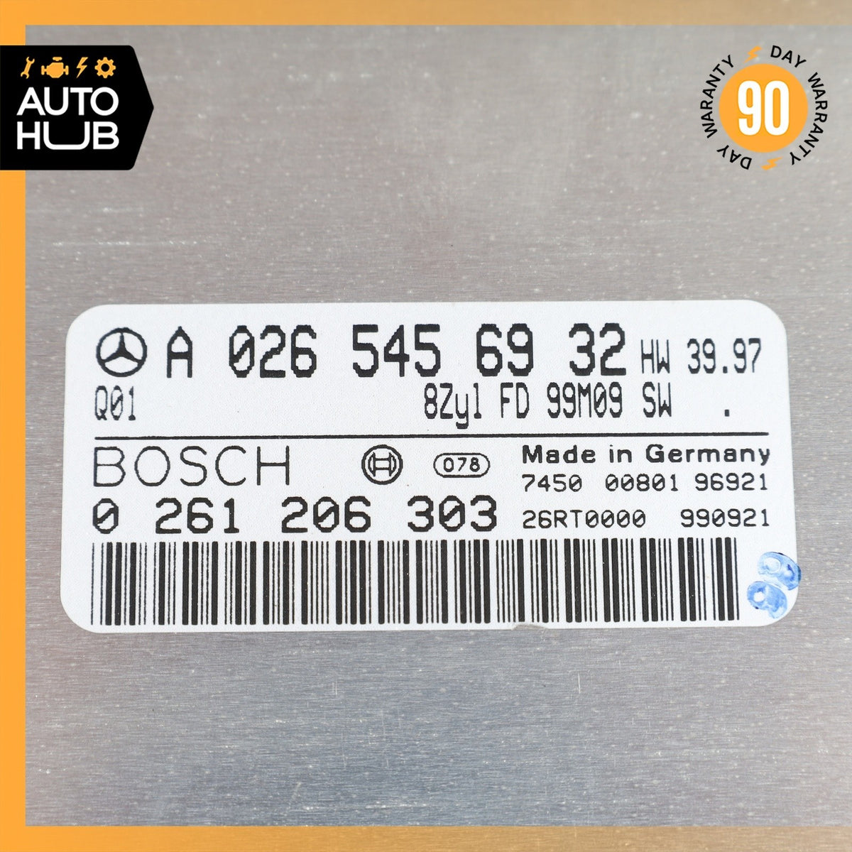 Mercedes W215 CL500 SL500 CLK430 ECU Engine Control Module Unit 0265456932 OEM - photo 8