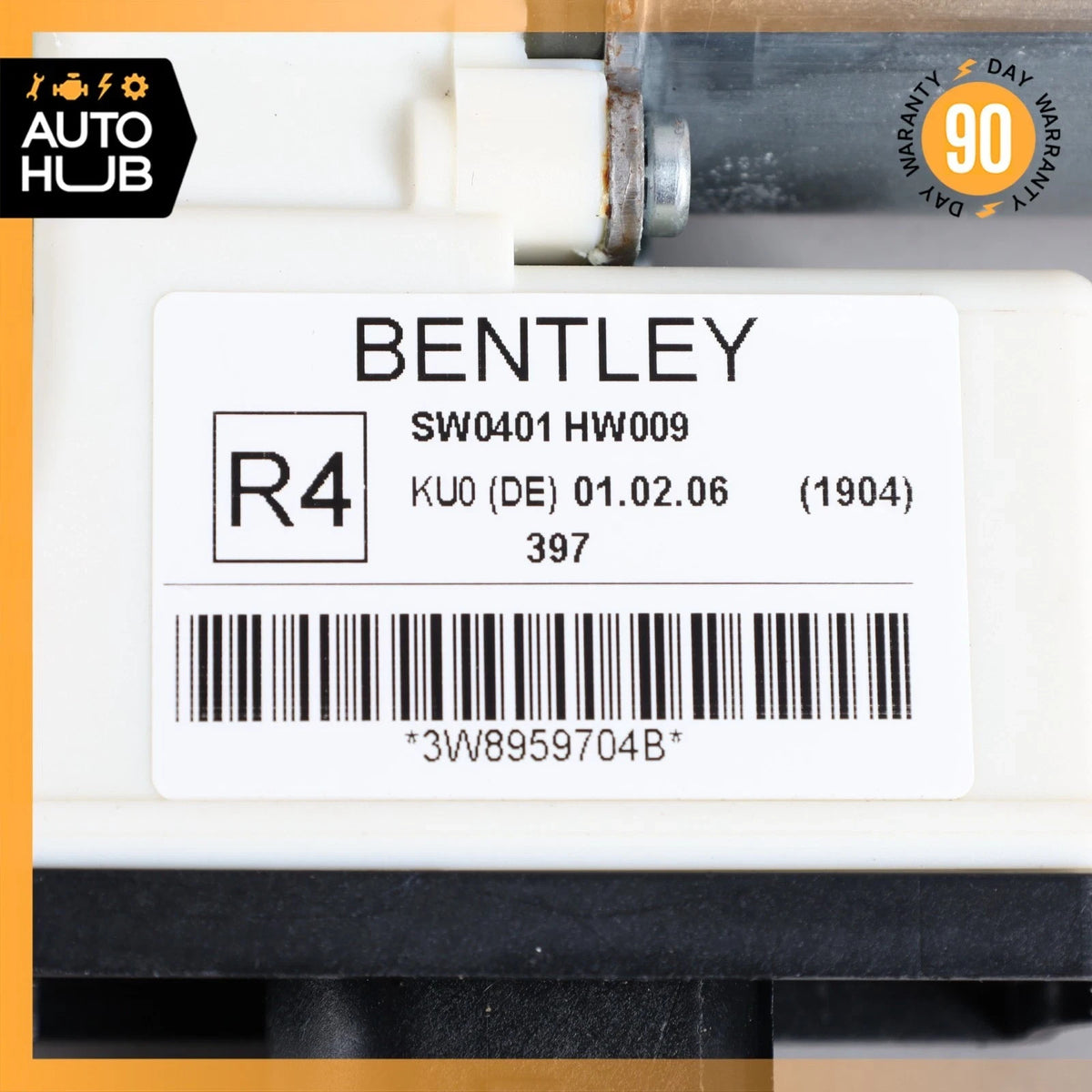 06-10 Bentley Continental GT Coupe Rear Right Door Window Regulator Motor 61k - photo 11
