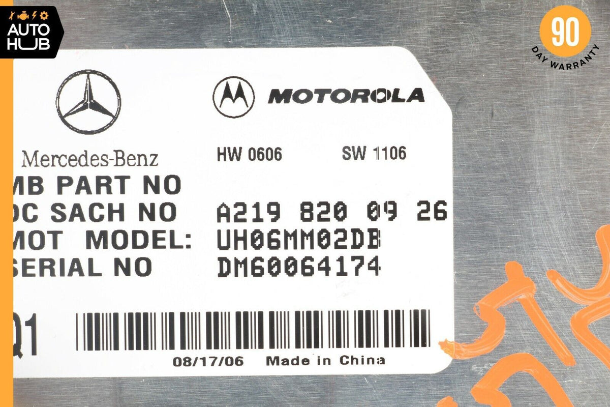 06-12 Mercedes R230 SL550 E350 Communication Control Module 2198200926 OEM - photo 6