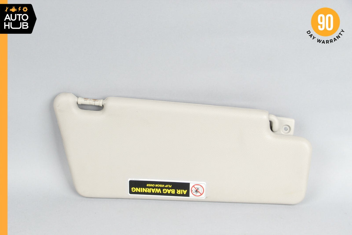03-06 Mercedes R230 SL500 SL55 AMG Left Driver Side Sun Visor Shade Gray OEM - photo 5