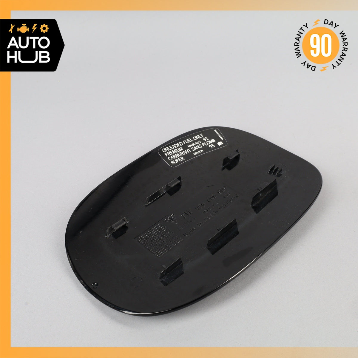 15-24 Porsche Macan 95B Fuel Door Lid Gas Tank Cover Black 95B809909 OEM 89k - photo 4