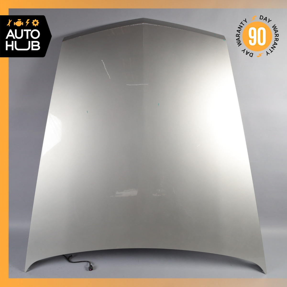 04-08 Cadillac XLR Hood Cover Panel Assembly Light Tarnished Silver OEM 69k - photo 6