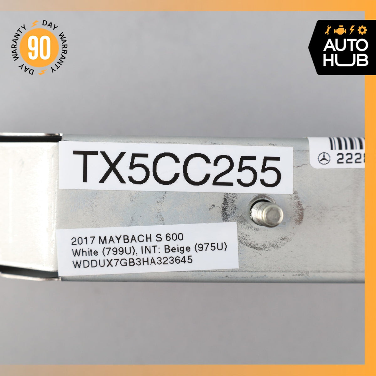 16-20 Mercedes W222 Maybach S600 S550 Sedan Rear Right Side Seat Airbag OEM 57k - photo 11