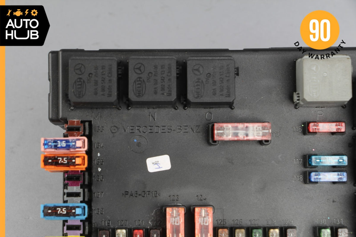 10-13 Mercedes W221 S400 S63 AMG Rear Sam Fuse Box Relay Module Control OEM - photo 4