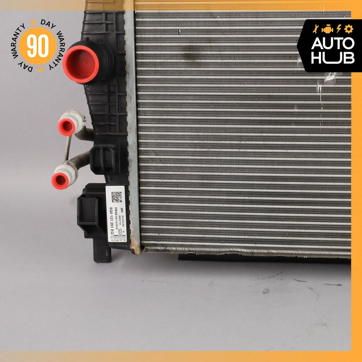 16-18 Audi 8V A3 E-Tron Engine Water Aux Cooling Radiator A/C AC Condenser OEM - photo 9