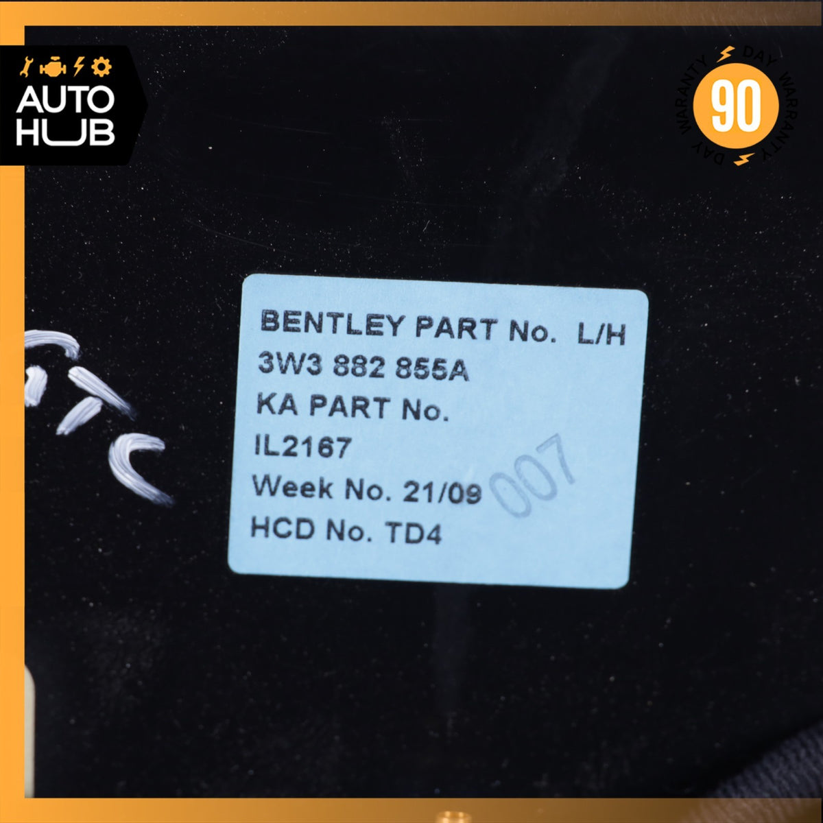 07-11 Bentley Continental GTC GT Front Left Side Top Upper Seat Cushion OEM - photo 17