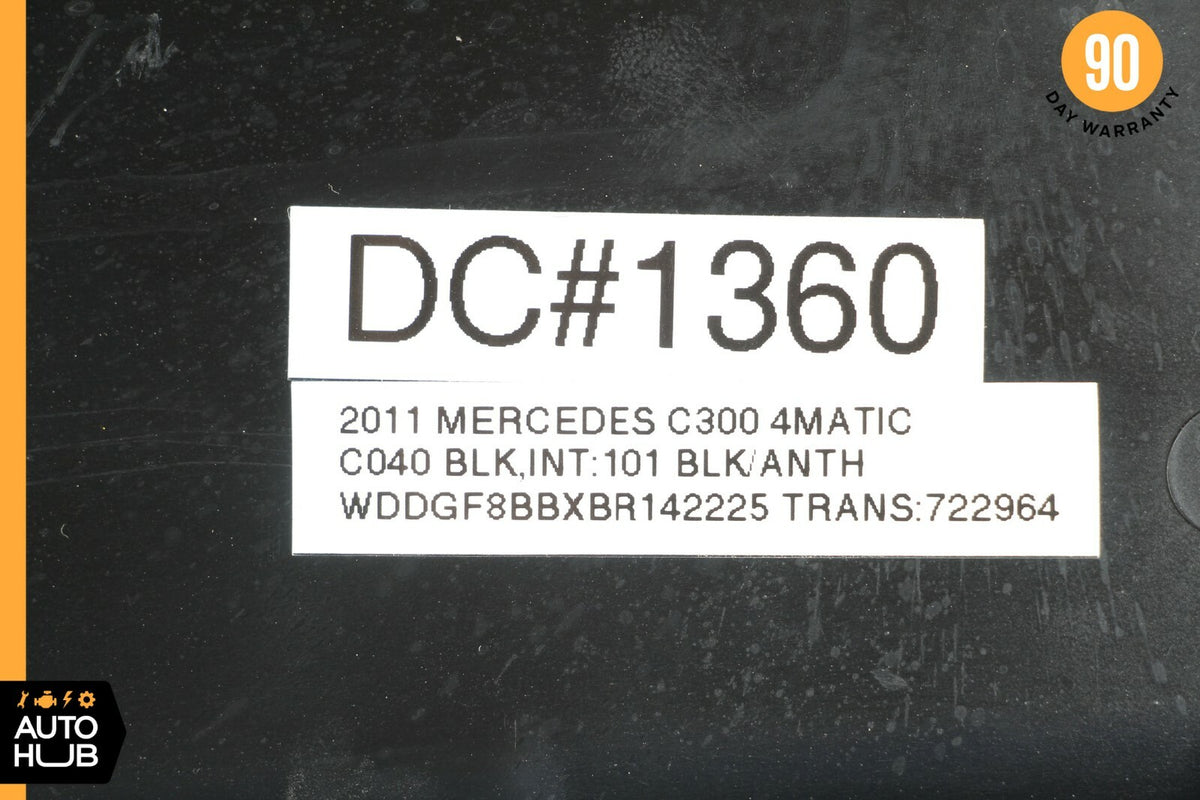 08-15 Mercedes W204 C300 C250 Dashboard Dash Board Trim Panel Left Black OEM - photo 10