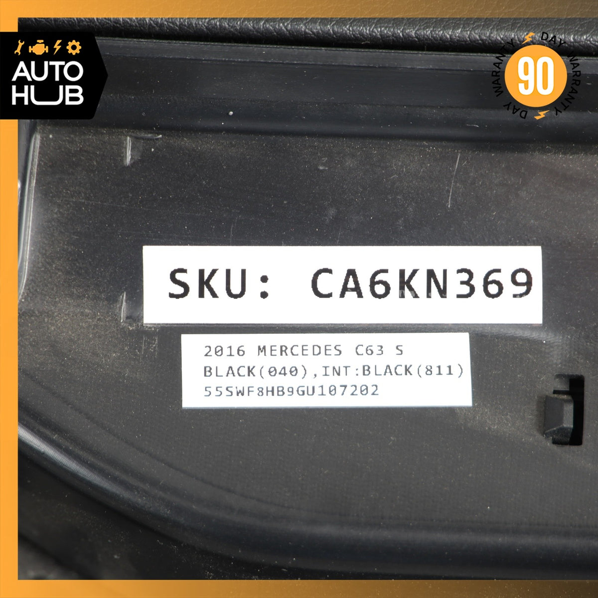 15-21 Mercedes W205 C63 AMG C400 C450 Dashboard Glove Box Compartment Black OEM - photo 20