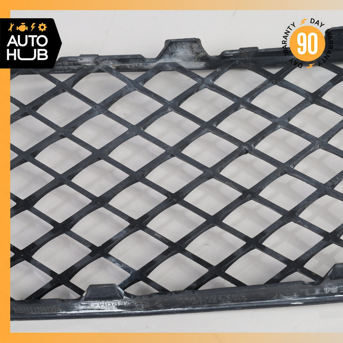 03-10 Bentley Continental GTC Front Bumper Right Side Mesh Grill OEM - photo 7