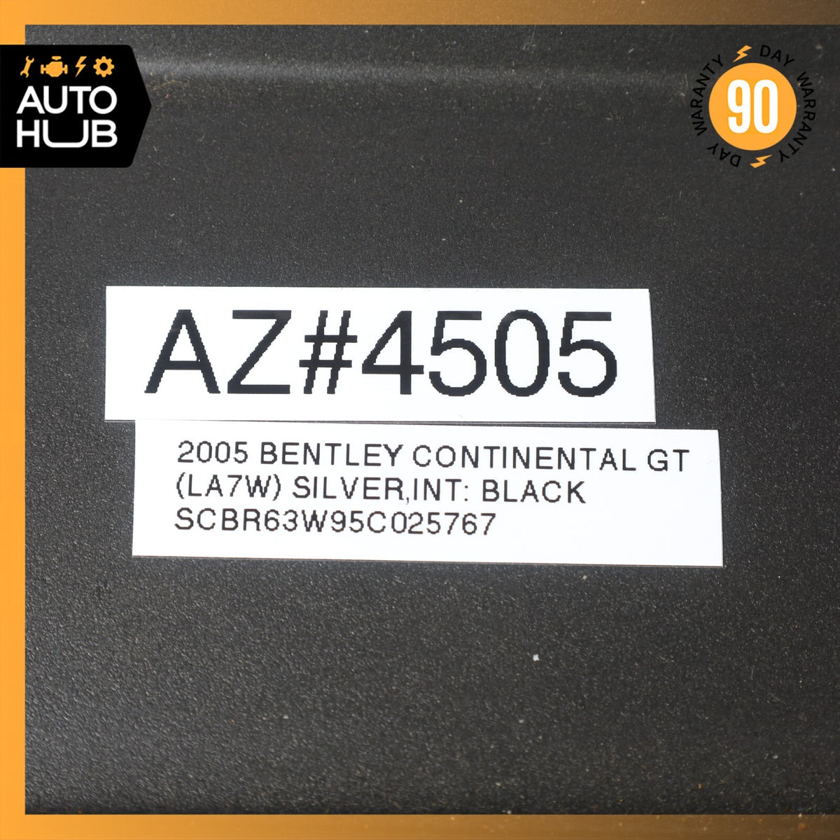 03-06 Bentley Continental GT Coupe Dashboard Dash Glove Box Glovebox Black OEM - photo 24