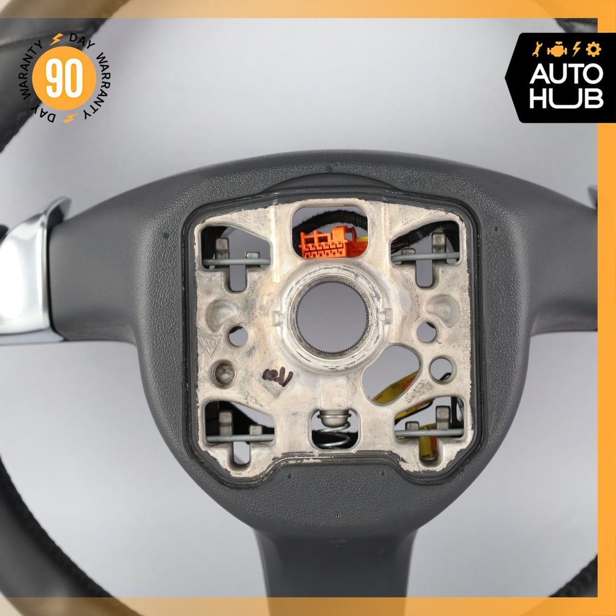 11-16 Porsche Cayenne 958 Steering Wheel w/ Paddle Shifters Black OEM 78k - photo 19