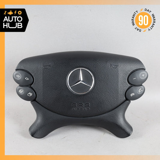 Mercedes R230 SL500 SL55 AMG CLK500 E350 Steering Wheel Airbag Air Bag Black OEM - photo 1