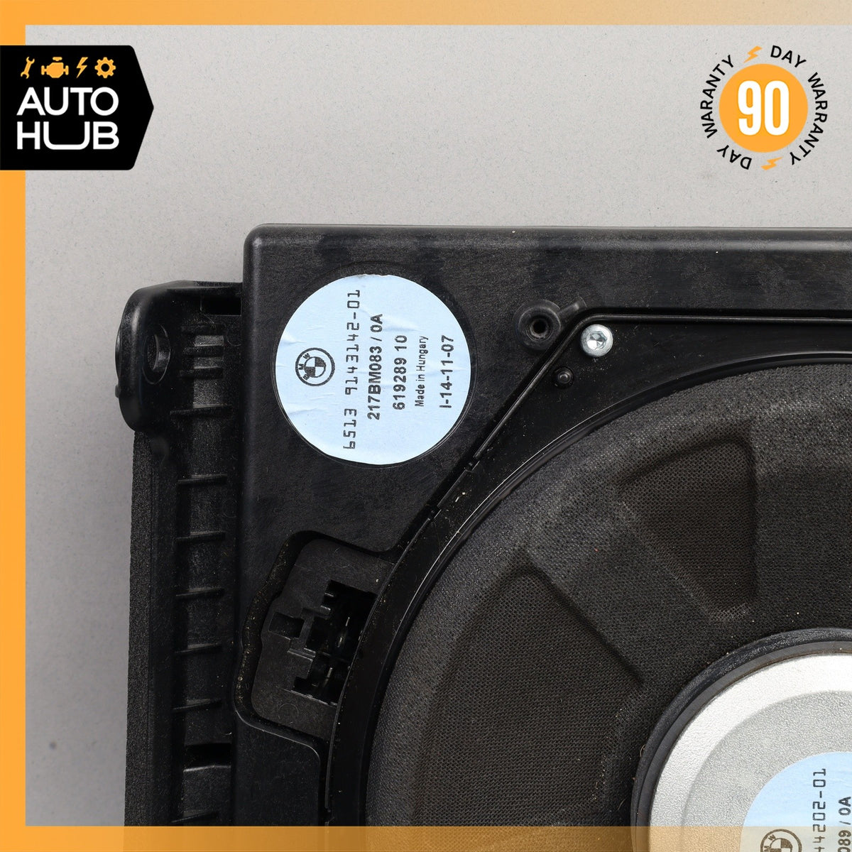 08-10 BMW E60 550i 528i 535i Right Floor Speaker Subwoofer OEM - photo 2
