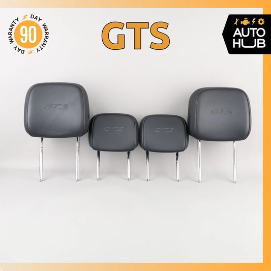 15-26 Porsche Macan 95B GTS Front & Rear Headrest Head Rest Leather Set OEM - photo 1