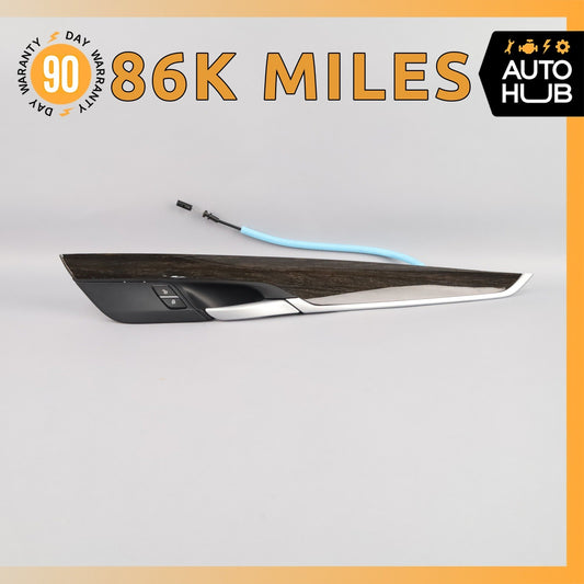 14-18 BMW F15 X5 Right Side Interior Door Handle w/ Trim OEM 86k - photo 1