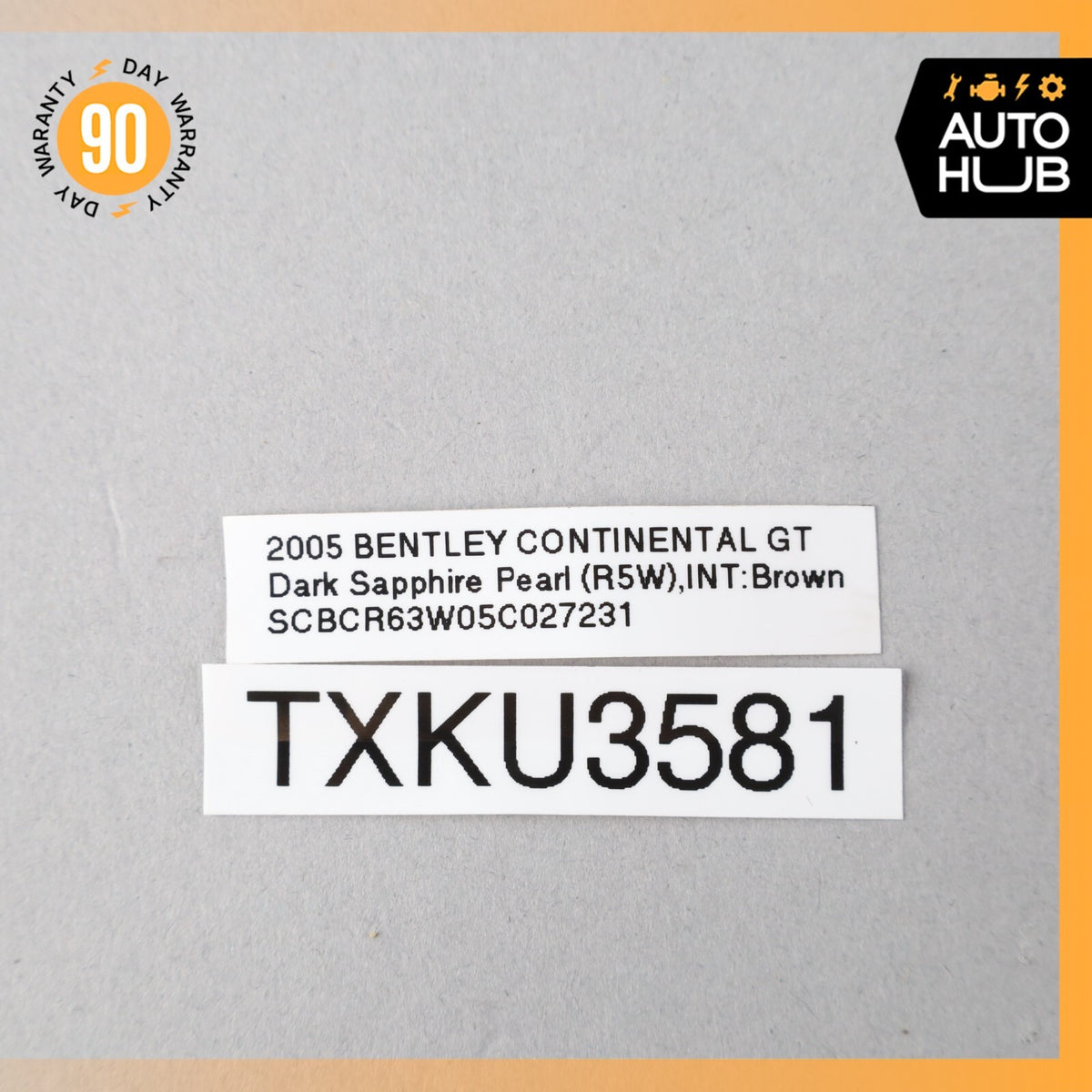 03-10 Bentley Continental GT Left Driver Side Interior Door Panel Brown OEM 53k - photo 20