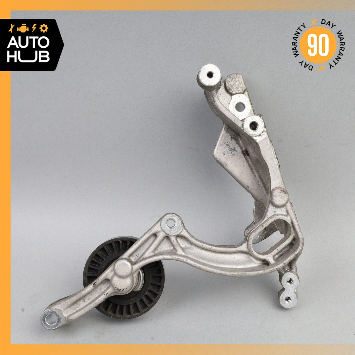 16-23 Mercedes W205 C63 AMG Engine Belt Tensioner Pulley Bracket OEM - photo 7